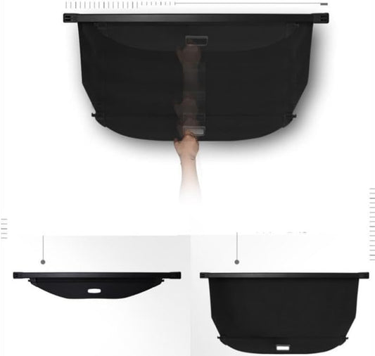 ya 2 8.15 for Kia Telluride 2020-2024 Rear Trunk Tonneau Cargo Cover Security Shield Shade