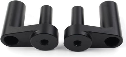 ya 4 8.14 Handlebar Risers Kit 1.625 Back Move Mount Clamps for BMW R1200RT R1250RT Black