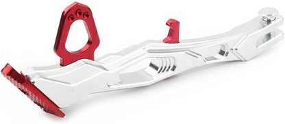 ya 2 8.15 CNC Red Foot Side Stand Support Leg Kickstand Fit Motorcycle Universal