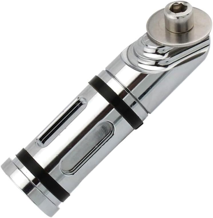 ya 2 8.15 Stand Kickstand Extension Kit Foot Pedal Fit for Harley Dyna Fat Bob FXDF Chrome