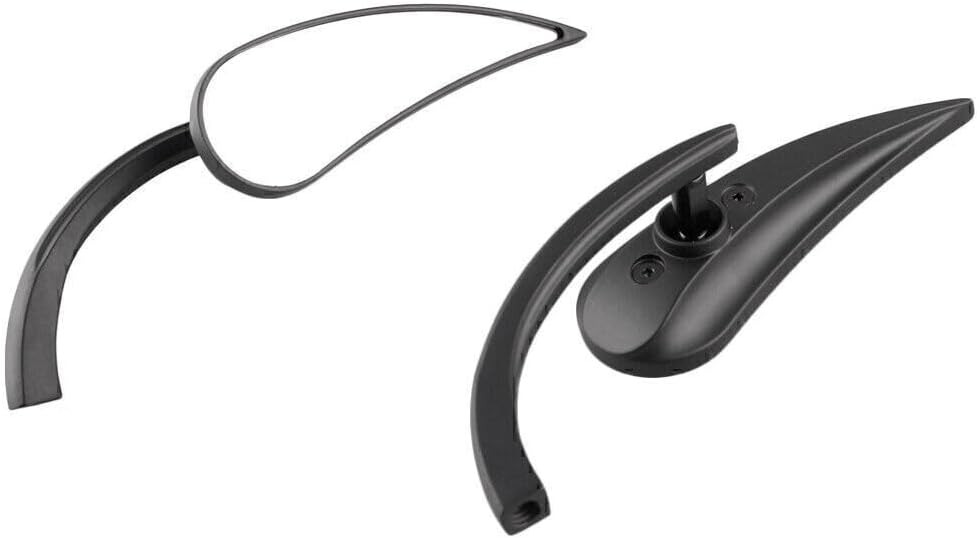 ya 2 8.15 Motorcycle Side Mirror Rearview Mirrors Black Fit for Harley Cruiser Chopper Custom