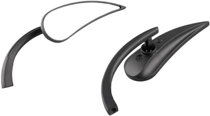 ya 2 8.15 Motorcycle Side Mirror Rearview Mirrors Black Fit for Harley Cruiser Chopper Custom