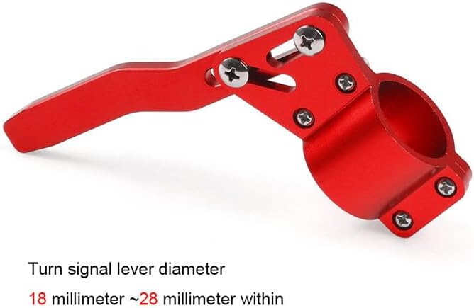 ya 5 8.10 Red Adjustment Steering Wheel Turn Signal Lever Kit Turn Rod Extension Extender
