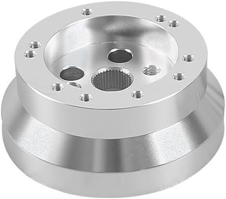 ya 5 8.24 baidi 5-hole and 6-hole steering wheel polished short hub adapter, Ididit, Universal, for Chevrolet B