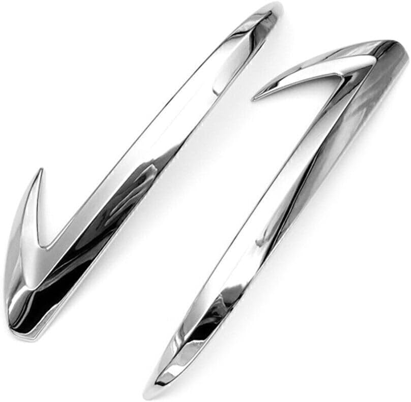 ya 4 8.14 for Toyota C-HR CHR 16-21 RHD 2X Chrome Rearview Side Mirror Strip Garnish Trim