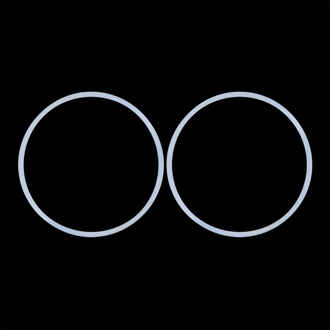 ya 13 9.15 baidi 20PC Silicone O-Rings, 53.6mm OD, 50mm ID, 1.8mm Width, Seal Gasket White