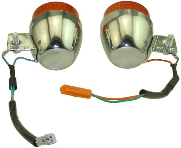 ya 13 9.15 baidi Chrome Steel Turn Signals Indicators for Honda Z50 Monkey Gorilla