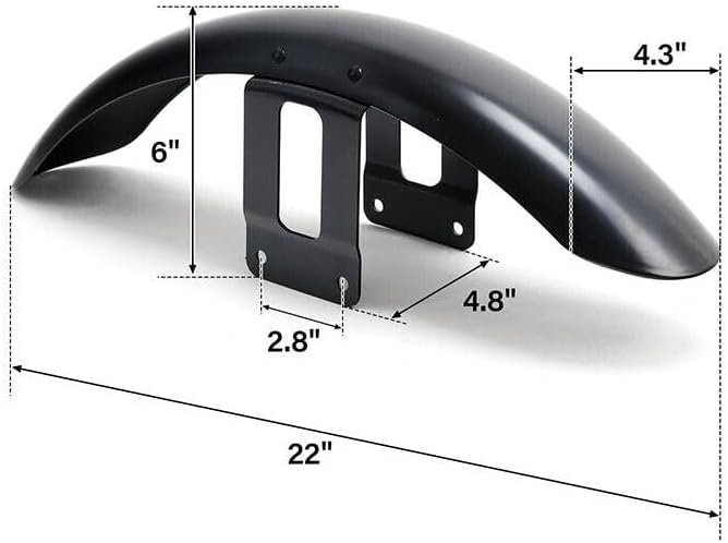 ya 14 9.20 zhengce Mudguard Protective Cover for Front Mudguard Suitable for Harley Sportster-1