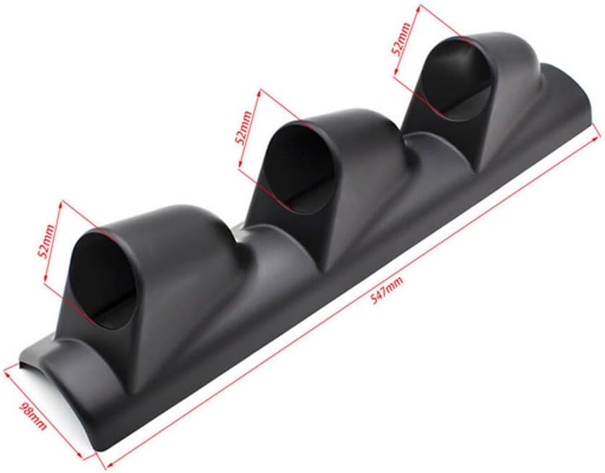 ya 4 8.14 Side Car 2 52mm Universal Three Hole DashBoard Gauge Pod Holder ABS