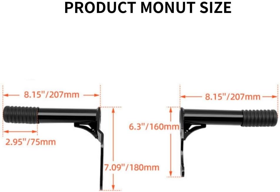 ya 4 8.8.2 Motorcycle passenger foot nail collision rod f for Ram e slider suitable for Harley Softail 2018 up