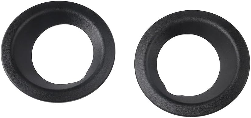 ya 9 10.24 Pair LH+RH Front Bumper Fog Light Ring Cover for BMW X3 E83 2004-2006