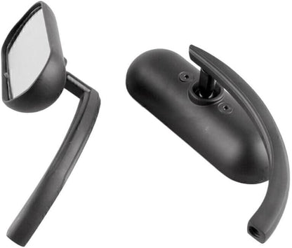 ya 2 8.15 2x Black Universal Motorcycle Rear View Side Mirrors Fit Cruiser Chopper
