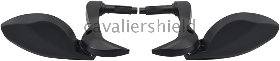 ya 13 9.15 baidi Pair Black Motorcycle 7/8 22mm Handguard Protect Handle Bar End Rearview Mirror