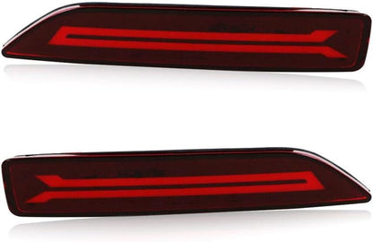 ya 4 8.8 2 Piece LED Rear Bumper Reflector Brake Light for Honda CRV 2007-09 City 2012-14