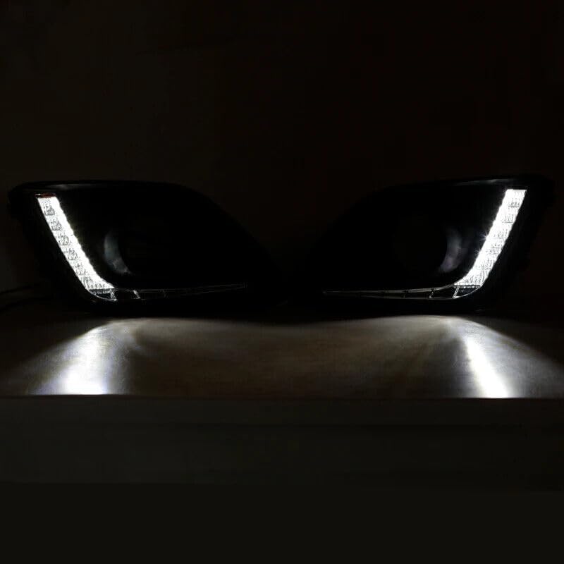 ya 2 8.15 Suitable for Suzuki Swift 2014-16 LED white front bumper DRL daytime driving lights