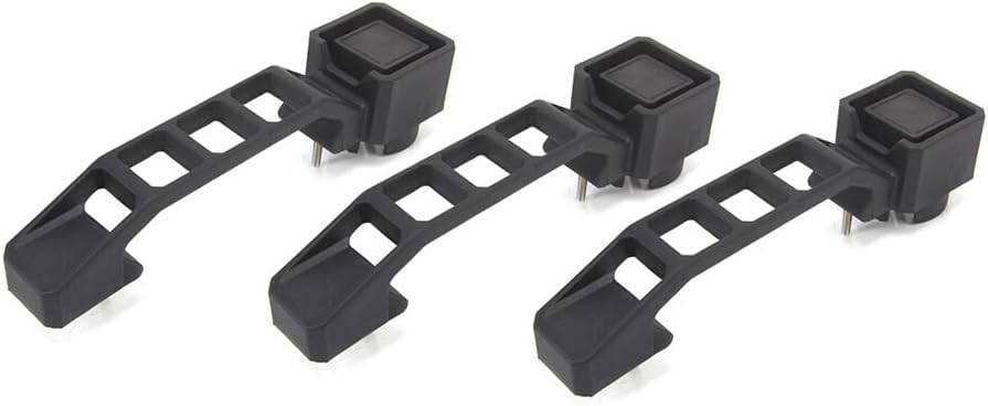 ya 10 9.16 baidi 3ps Black ABS Exterior Outer Door Handles 3 Kit Fit 07-17 for Jeep for Wrangler JK JKU