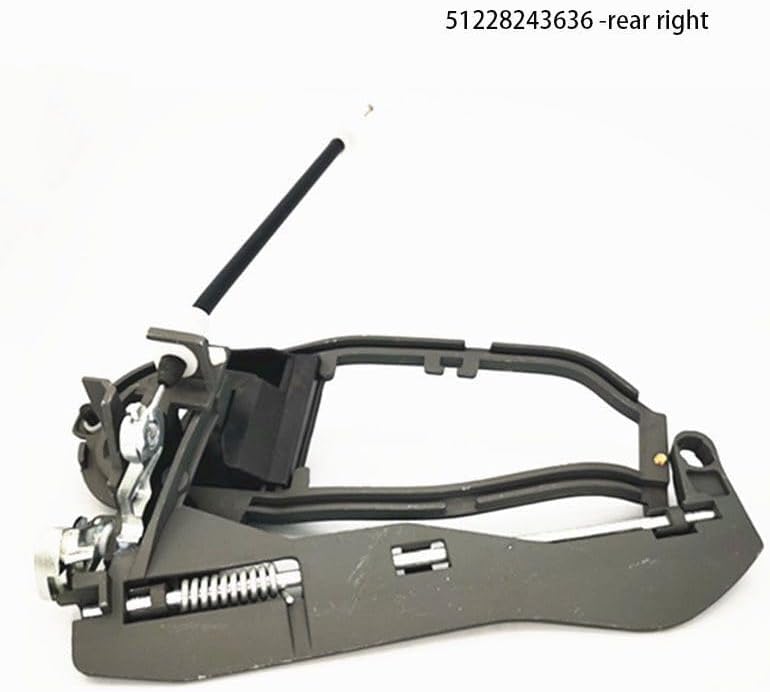 ya 5 8.10 1 Pair Rear Door Handle Carrier for BMW X5 X6 E53 99-06 51228243636 51228243635