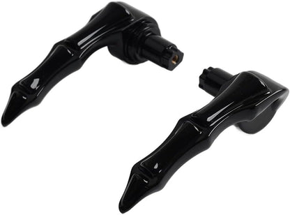ya 11 9.14 baidiBlack Saddlebag Skull Fingers Latch Handles for Harley Touring Bagger 2014-up 15