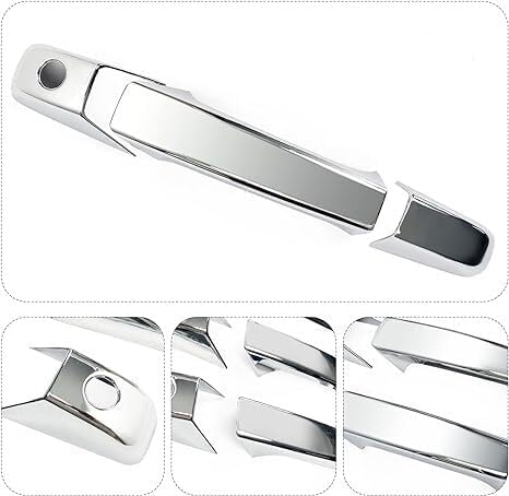 ya 10 9.16 baidi for 2007-2013 for Chevy for Silverado for GMC for Sierra 1500 2500 3500 Chrome 2Dr Handle Covers