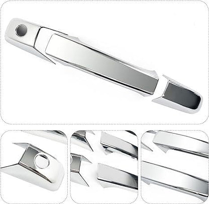 ya 10 9.16 baidi for 2007-2013 for Chevy for Silverado for GMC for Sierra 1500 2500 3500 Chrome 2Dr Handle Covers