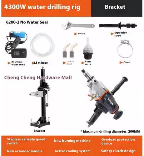 ya 14 9.20 zhengce Handheld Concrete Core Drilling Rig Water Drilling Rig 4300W/220V Drilling-3
