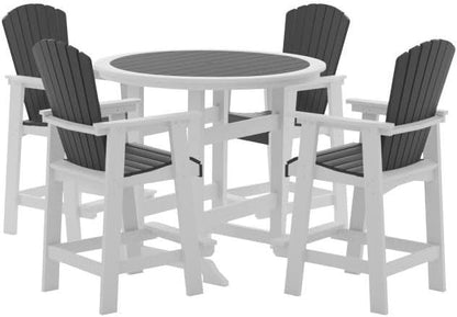 ya 28 10.13 baidi for Patio White 5 Piece Bar Table Sets Tall Adirondack Chairs