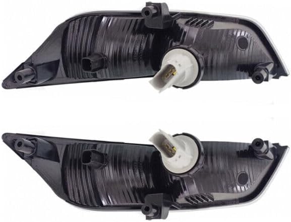 ya 2 8.15 1 pair of front turn signal corner lights with bulbs suitable for 2015-2017 for Ford Mustang