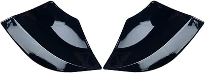 ya 2 8.15 Blk Rear Bumper Side Splitter Spoiler Canards Fender for for benz W176 A45 13-18