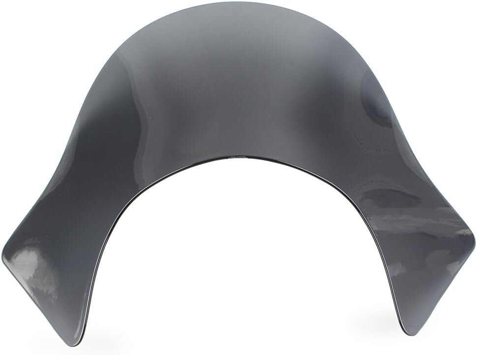 ya 23 10.7 baidi Laminar Lip Windshield Windscreen Shield for Harley Dyna Sportster Softail Smoke