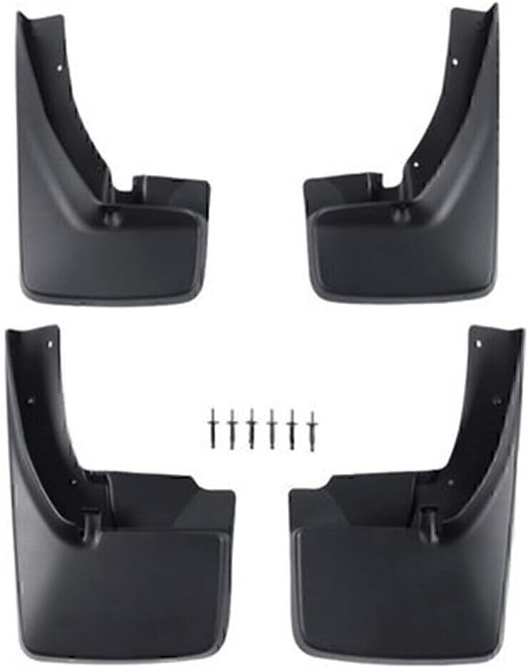 ya 7 8.24 baidi Front & Rear Deluxe Molded Splash Guards Mud Flaps Fit 2009-2019 10 for Ram 82214136