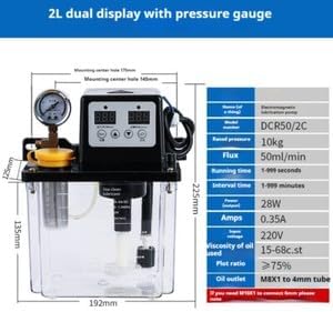 ya 14 9.20 zhengce Automatic Lubricating Oil Pump CNC Lathe Machine Tool Oiler Electric Oiling-8