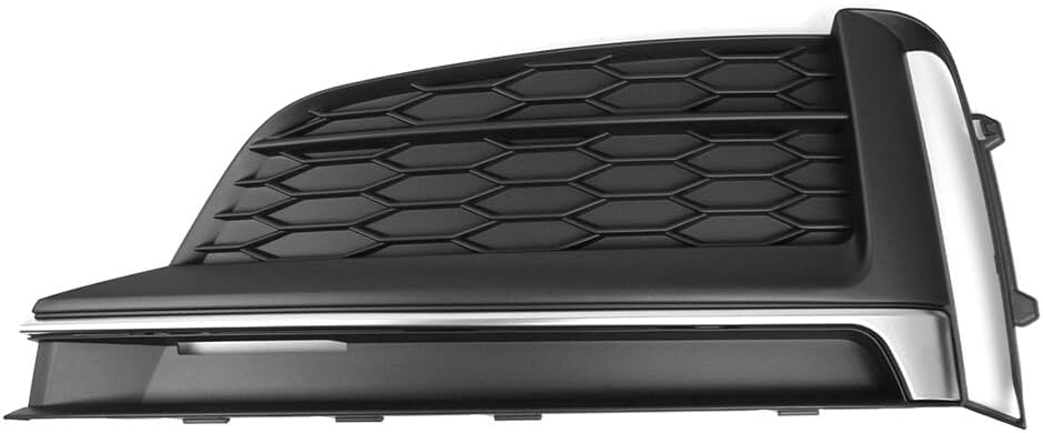 ya 9 10.24 Front Bumper Fog Light Lamp Grill Bezel Cover for Audi A5 S-line S5 2017-20 left
