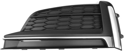 ya 9 10.24 Front Bumper Fog Light Lamp Grill Bezel Cover for Audi A5 S-line S5 2017-20 left