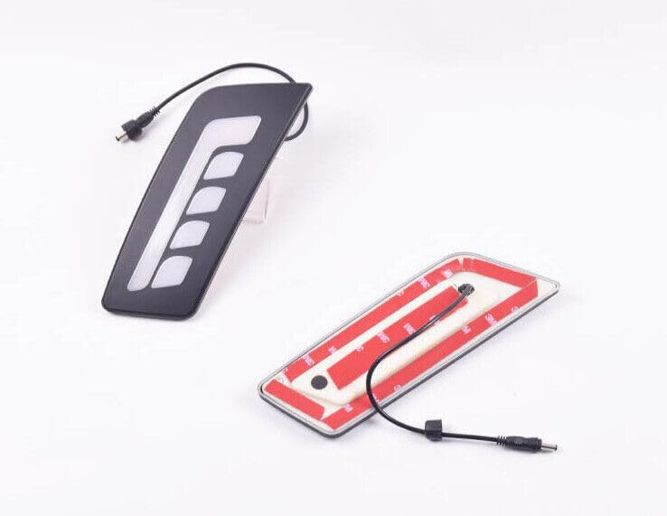 ya 4 8.14 for Ford Ranger 2011-2015 LED Front Grille Light White and Amber Turn Signal DRL 