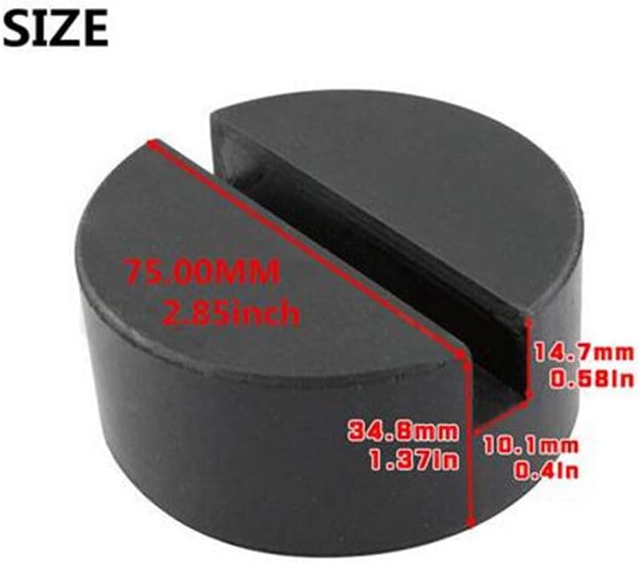 ya 11 9.14 zhengce 2pc Car Floor Jack Disk 7535mm Rubber Pad Adapter for Pinch Weld Side JACKP