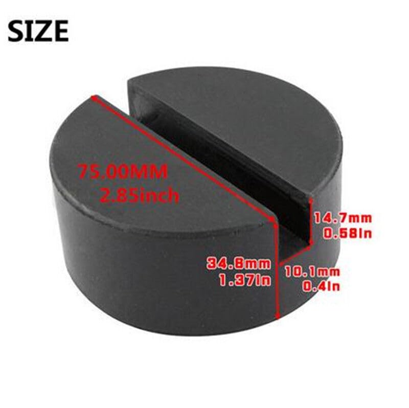ya 6 8.14 2pc Car Floor Jack Disk 7535mm Rubber Pad Adapter for Pinch Weld Side JACKPAD