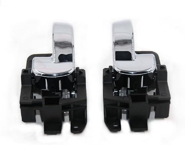 ya 4 8.14 Left + Right Interiro Door Handle Interior Chrome for Nissan Qashqai J10 2007-2013