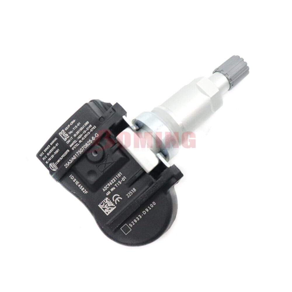 ya 4 8.8 Set (4) Tire Pressure Monitoring Sensor for Hyundai for Kia TPMS Sensor 52933-D9100