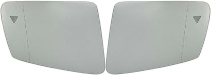 ya 14 9.20 zhengce 2X RH&LH for C E S Class W204 W212 Mirror Glass Left Dimming & Heating Zone-1