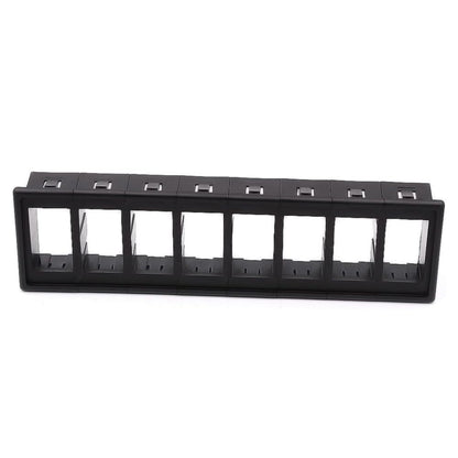 ya 23 10.7 baidi 8 Pack Rocker Switch Panel Switch Holder Housing Kit Rocker Switch Holder