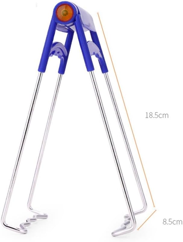 ya 14 9.20 baidi 2 Pcs Anti-scald Dish Tongs Bowl Holder Clips Stainless Steel Plate-1