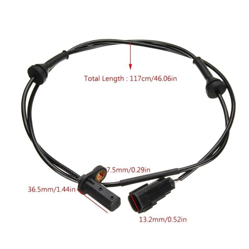 ya 5 8.10 SE0099 ABS Wheel Speed Sensor for Front Right Passenger 1999-09 XC70 S80 V70 S60
