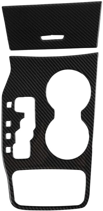 ya 10 9.16 baidi for Jeep for Grand Cherokee 11-22 Carbon Fiber Cup Gear Panel Protector Cover Trim