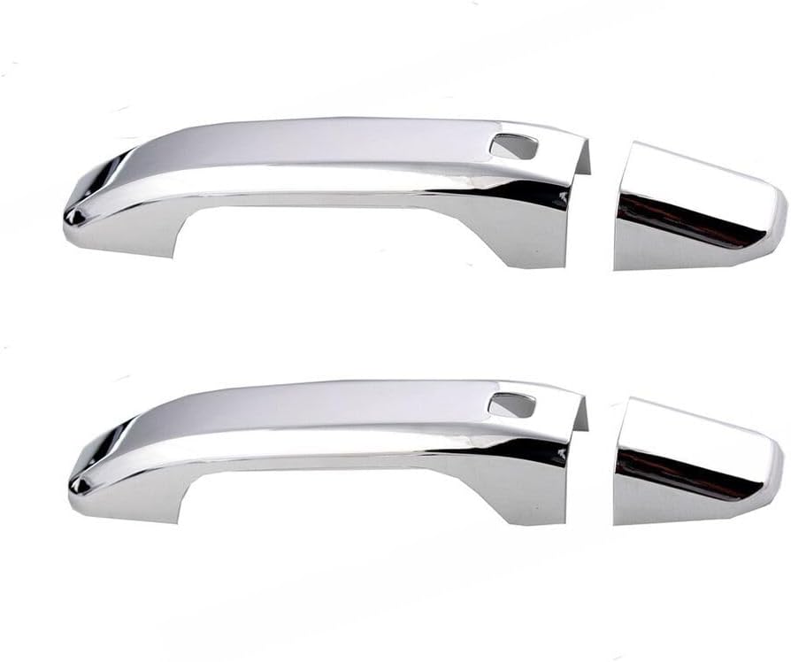 ya 5 8.10 Door Handle Covers for GMC for Sierra for Yukon for Chevy for Silverado Tahoe Suburban Chrome
