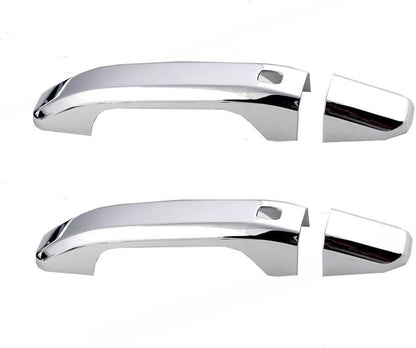 ya 5 8.10 Door Handle Covers for GMC for Sierra for Yukon for Chevy for Silverado Tahoe Suburban Chrome