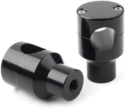 ya 6 8.14 1 Motorcycle Handlebar Bar Mount Adapter Risers Clamp Fit Harley for Honda Black
