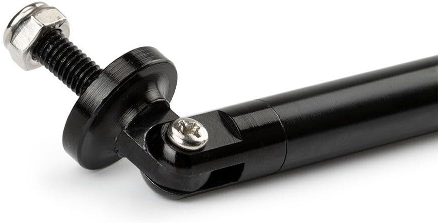 ya 10 9.16 baidi 2x Adjustable Black Front Bumper Lip Splitter Strut Rod Tie Support Bar Spoiler