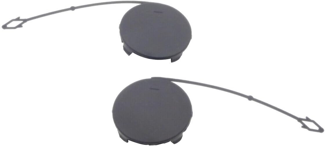 ya 4 8.8.2 Left & Right Front Bumper Tow Hook Eye Cover Caps Fit for BMW X5 E70 2007-2010