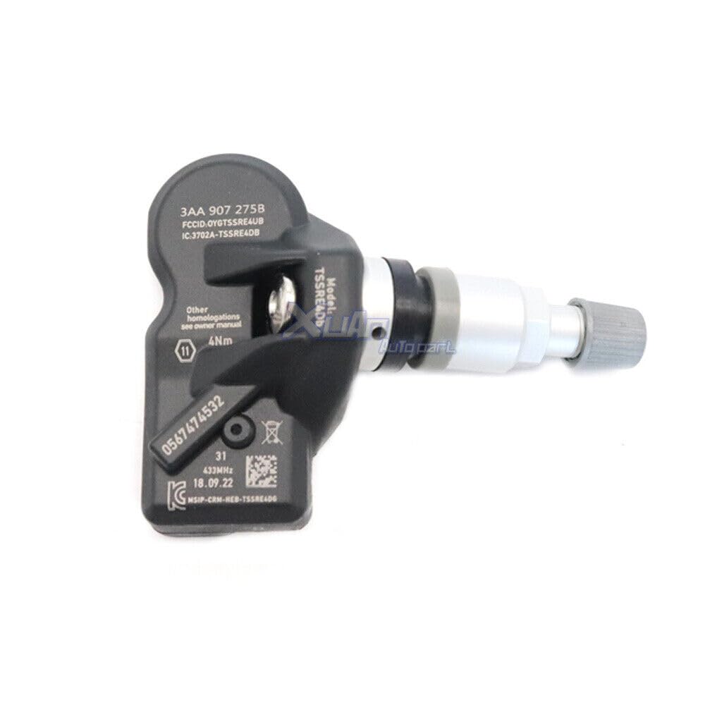 ya 2 8.15 3AA907275B 433MHz 2012-17 4X TPMS tire Pressure Sensor Suitable for VW Tiguan CC
