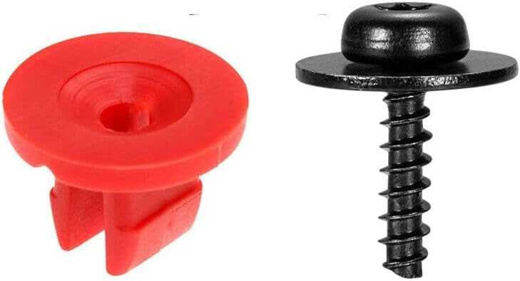 ya 11 9.14 zhengce 10 Set Engine Splash Shield Screws & Retainer Nut for Ford Focus Escape Exp